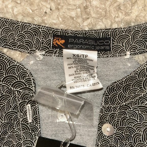 NWT Parasuco Denim Cult Black LDS Sleeveless Top - Picture 4 of 7